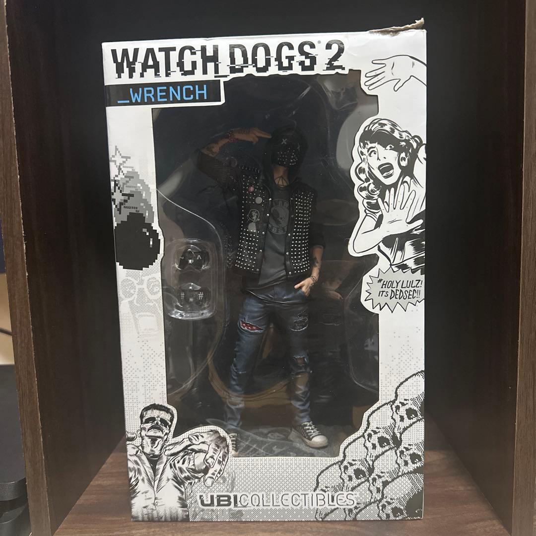 watch dogs2 レンチ　フィギュア　ウォッチドッグス Watch Dogs 2: HACKTIVIST MARCUS & WRENCH BUNDLE – PureArts