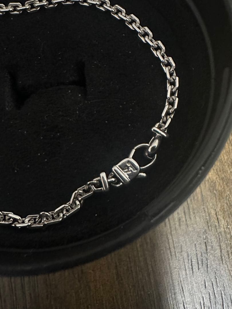 シルバーリンクチェーンブレスレットトムウッド