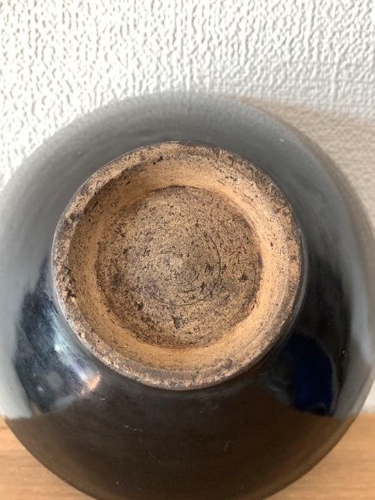 古美術 中国南宋時代藍斑天目茶碗 共箱 共紙XG6-1 - メルカリ