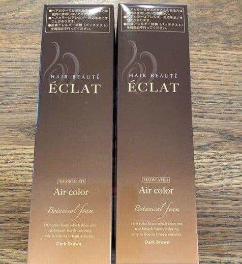 ヘアボーテ エクラ ボタニカル エアカラーフォーム ダークブラウン150g 2本