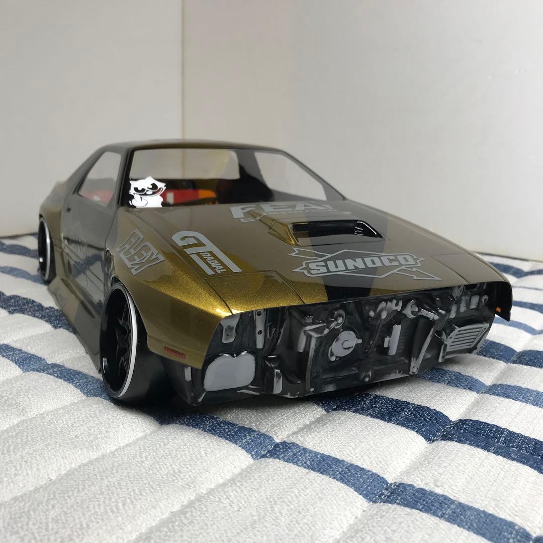 ラジコン・ラジドリ・fc3sバンパーレス仕様