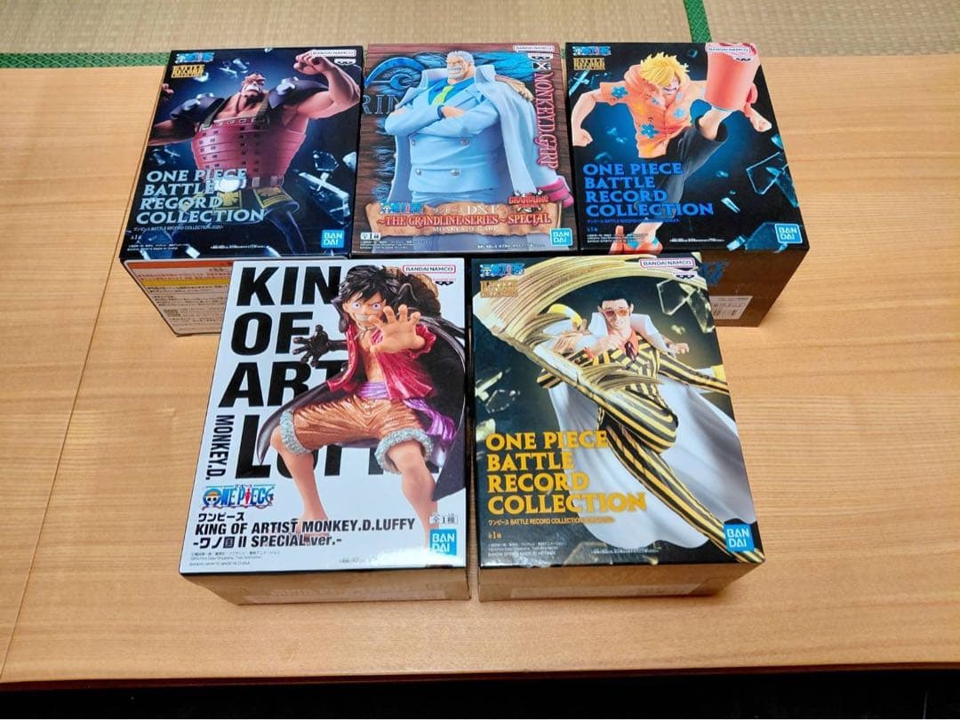 ワンピース プライズ箱フィギュア まとめ売り 5点
