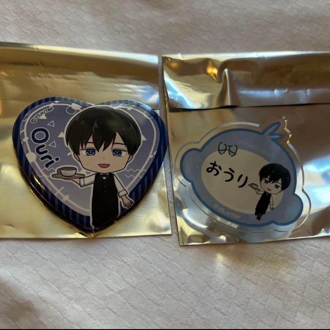 最安値 多聞くん今どっち 坂口桜利 コラボカフェ ハート缶バッジ お