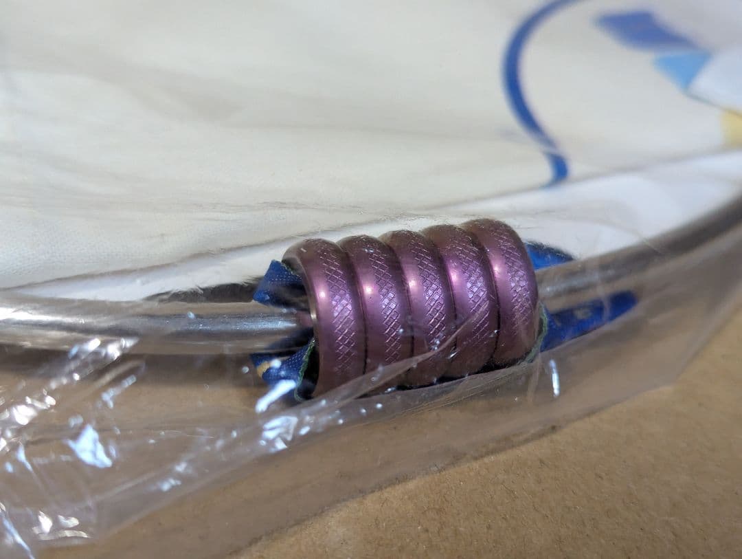 ヘイロー　ジターリング　チタニウム　パープル SPINGEAR - HAYLO Titanium JITTER RING