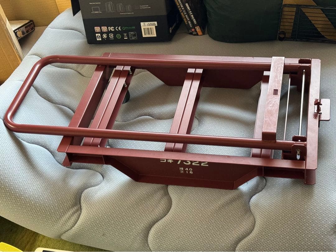 JR貨物風 ポポンデッタ製 コキ 折りたたみ式台車 コンテナ収納ボックス」専用台車」登場！ – ポポンデッタ製品開発室ブログ