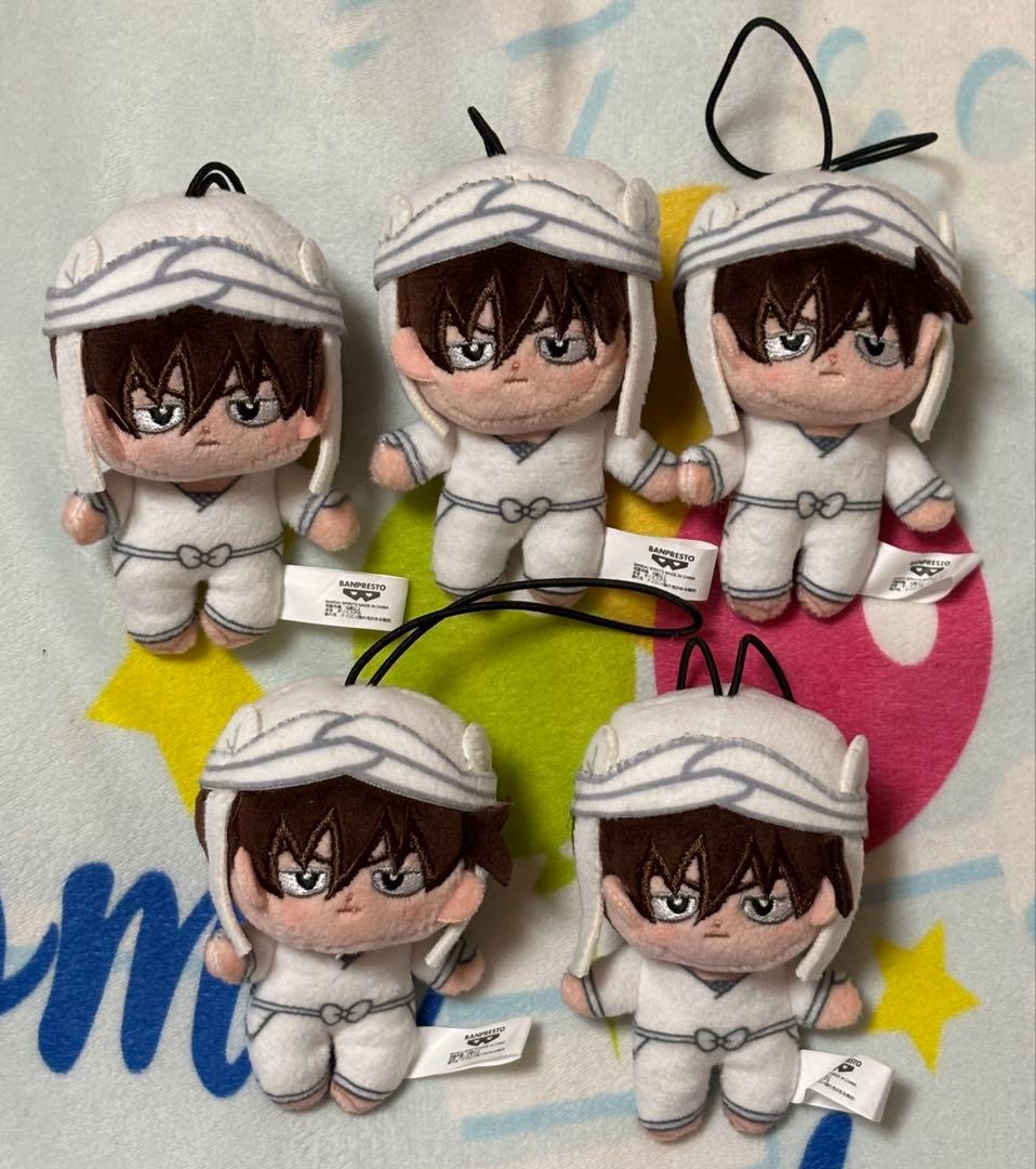 忍たま ほわぬい マスコット　ぬいぐるみ　天鬼　5点セット 劇場版 忍たま乱太郎ドクタケ忍者隊 最強の軍師 ぬいぐるみマスコット