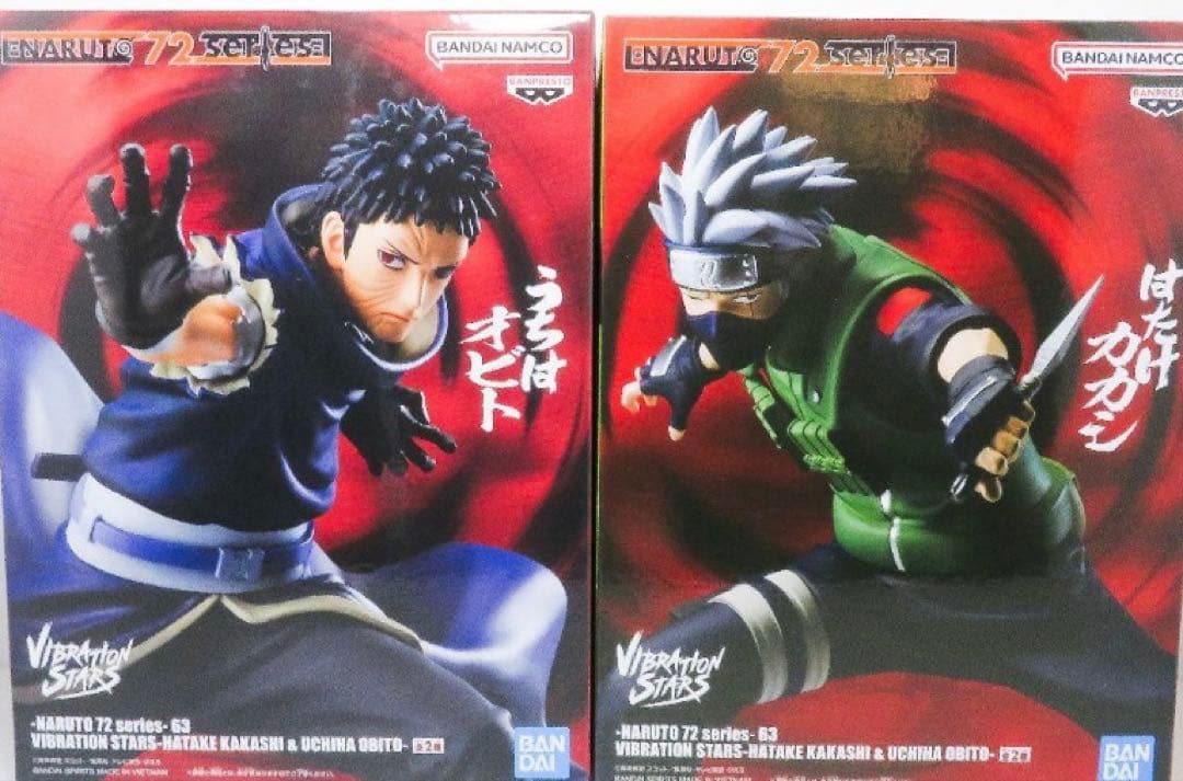 未開封】NARUTO うちはオビト はたけカカシ フィギュアセット - メルカリ
