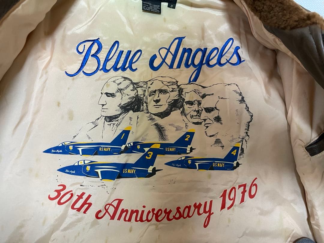 美品 30th記念モデル】 AVIREX G-1 Blue Angels - メルカリ