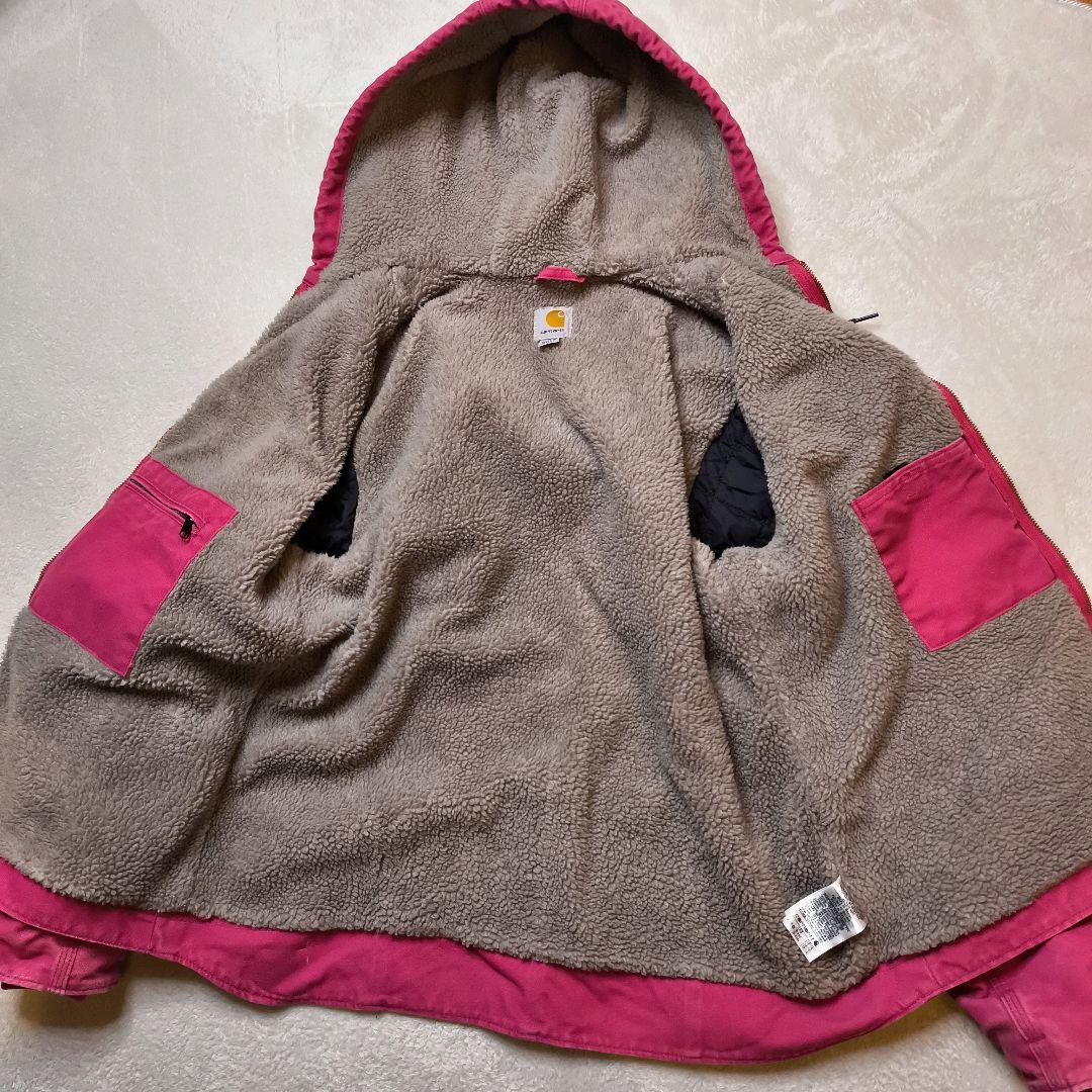 Carhartt シエラジャケット ピンク 裏ボア アクションプリーツ L 商品