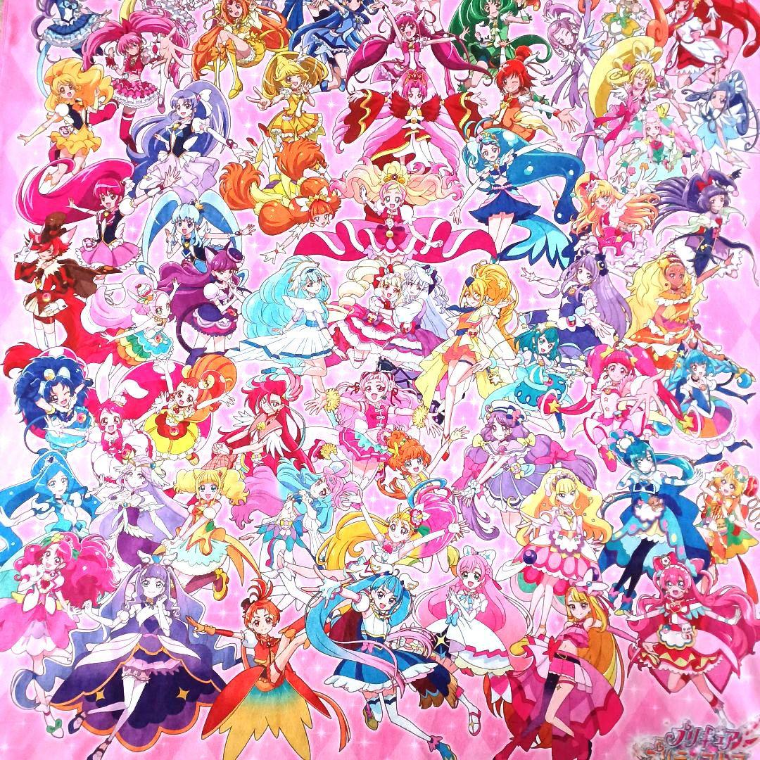 限定品 プリキュアオールスターズF ビッグタオル プリティストア 映画
