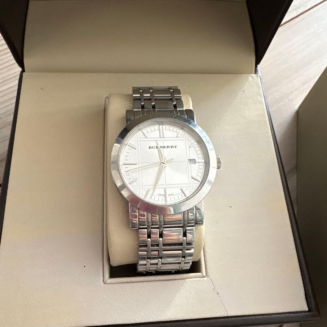 BURBERRY メンズ時計 BU1350 - BURBERRY バーバリー BU1350 シルバー