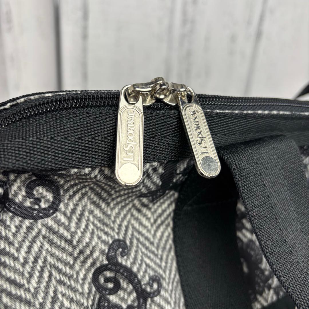 未使用級美品◇レスポートサック ヘリンボーン レース調花柄 ボストン