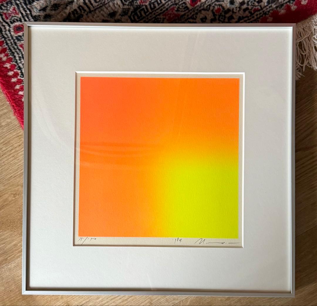 百瀬寿 現代アート 抽象 版画/シルクスクリーン