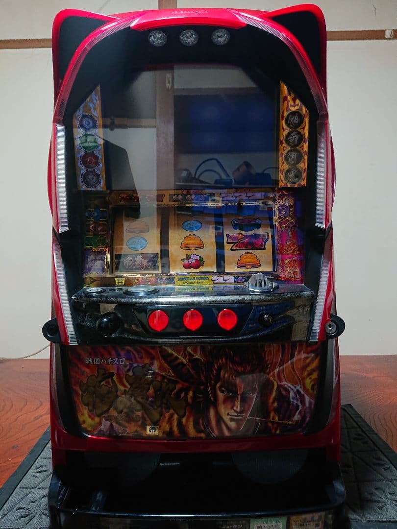 戦国パチスロ花の慶次～天に愛されし漢～ コイン不要機付き パチスロ