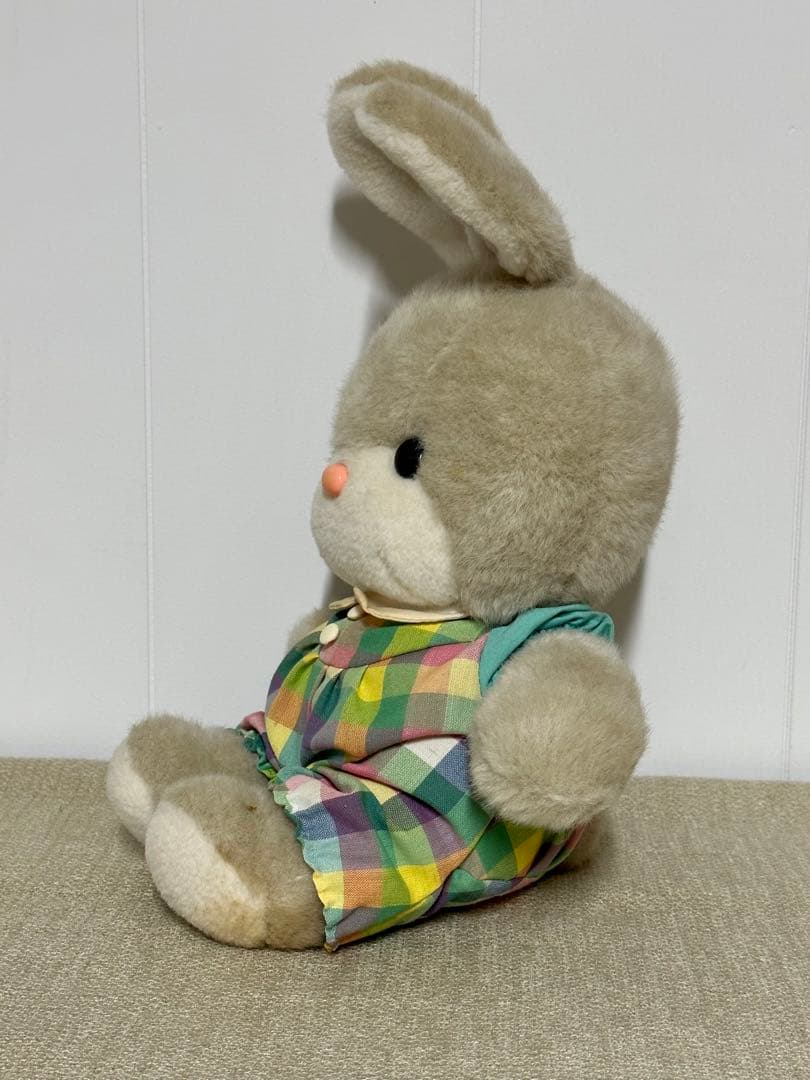 希少！当時物 吉徳 旧タグ うさぎ ぬいぐるみ 昭和レトロ レア！兎