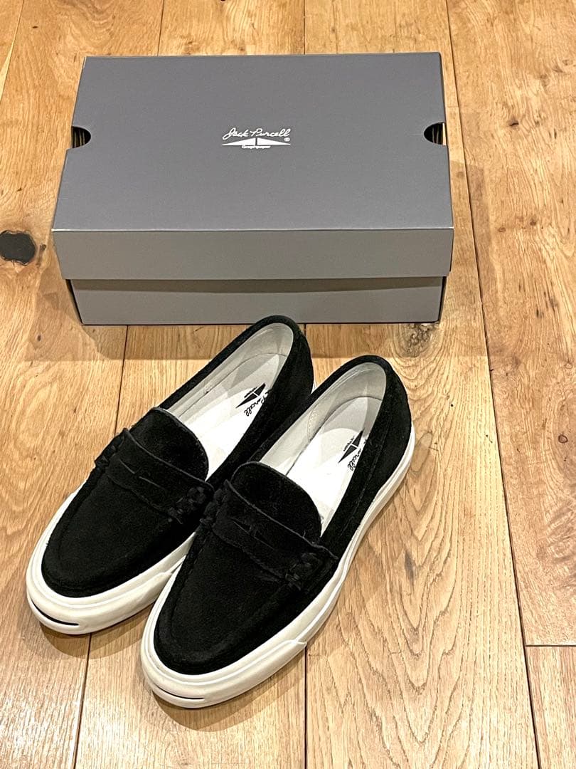 【美品】Graphpaper ジャックパーセル ローファー 26 Graphpaper (グラフペーパー) Jack Purcell for GP Suede Loafer