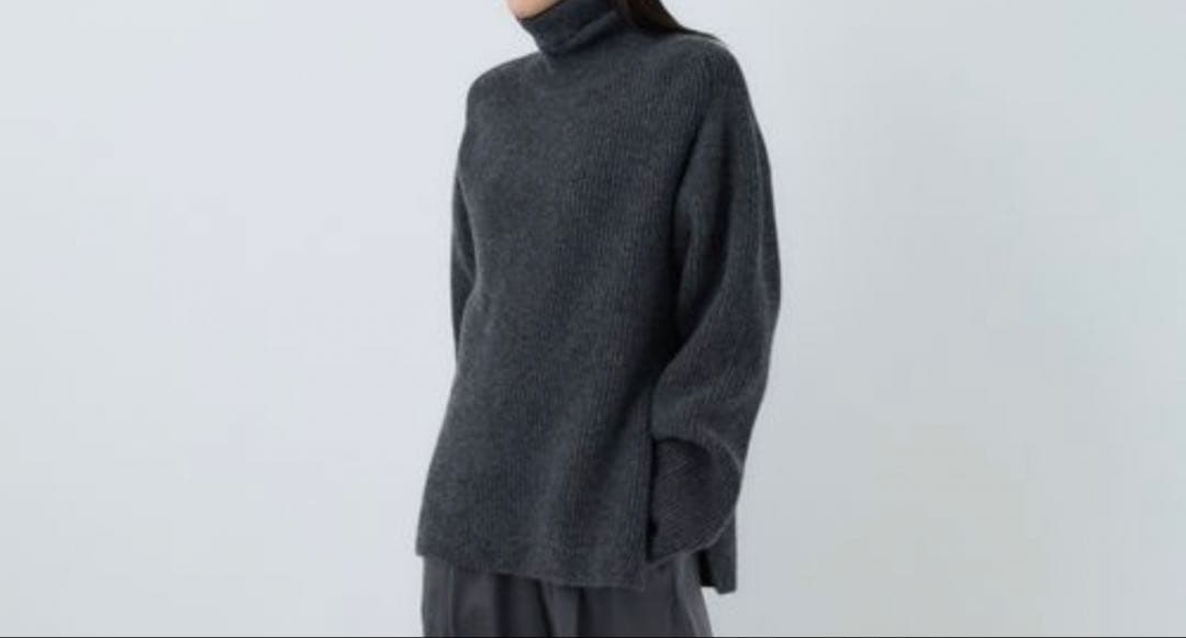 今季完売品☆美品 Chaos カオス リズニット リブ編みタートルネック