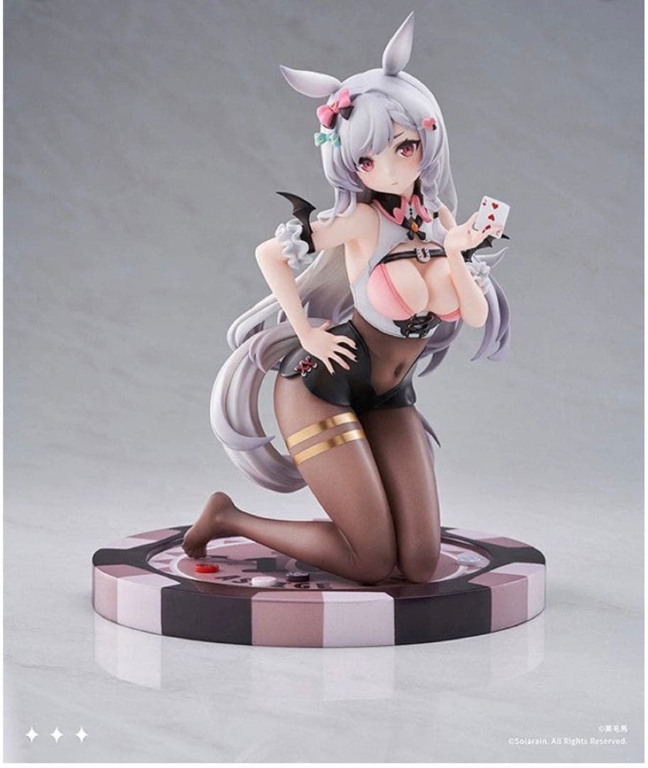 葦毛ちゃん ラッキーディーラーver. 1/7 完成品フィギュア