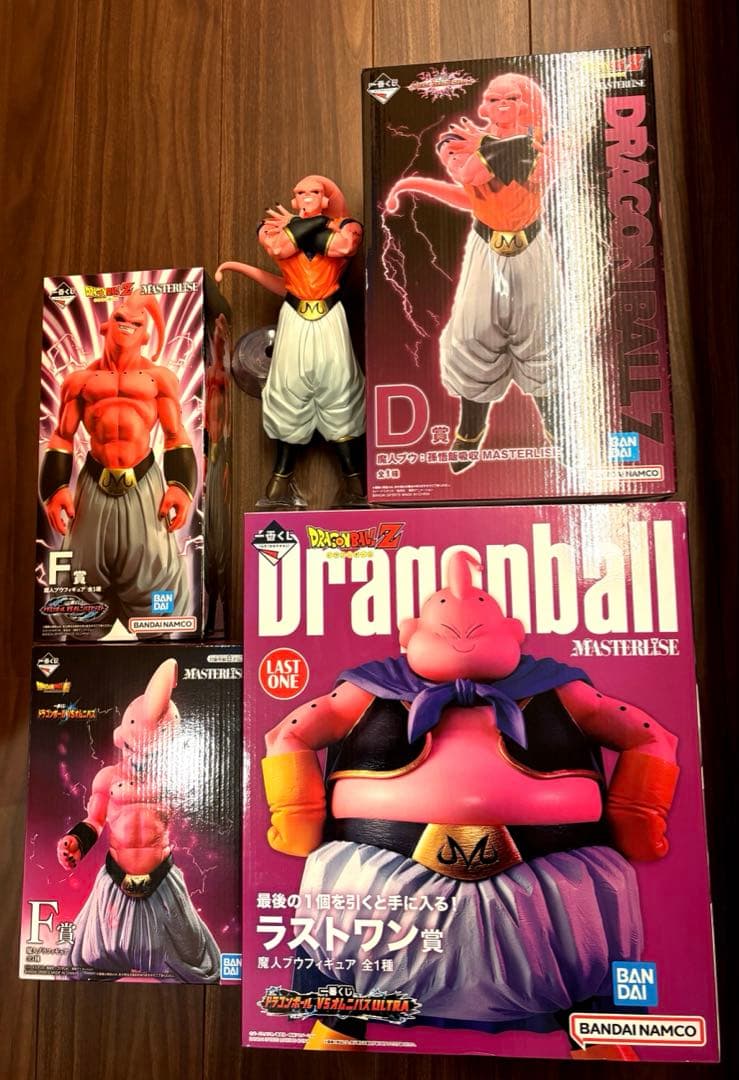 一番くじ ドラゴンボール 魔人ブウ D賞 F賞 F賞 ラストワン 4点セット