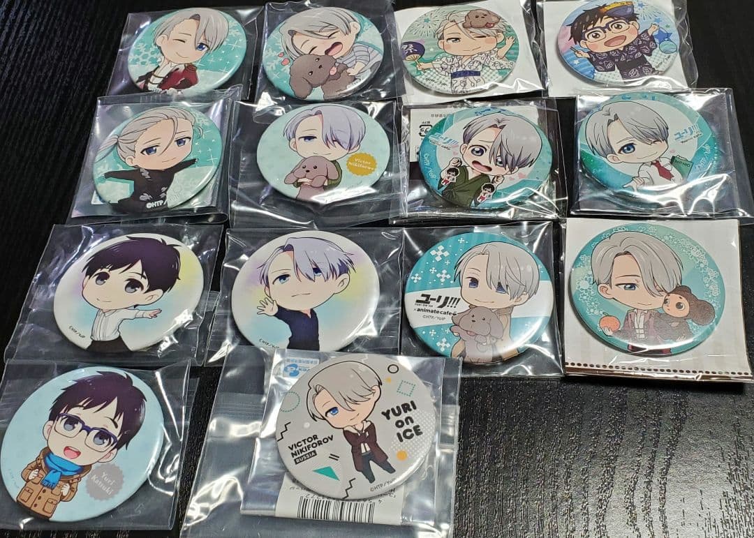 ユーリ!!! on ICE 缶バッジセット①