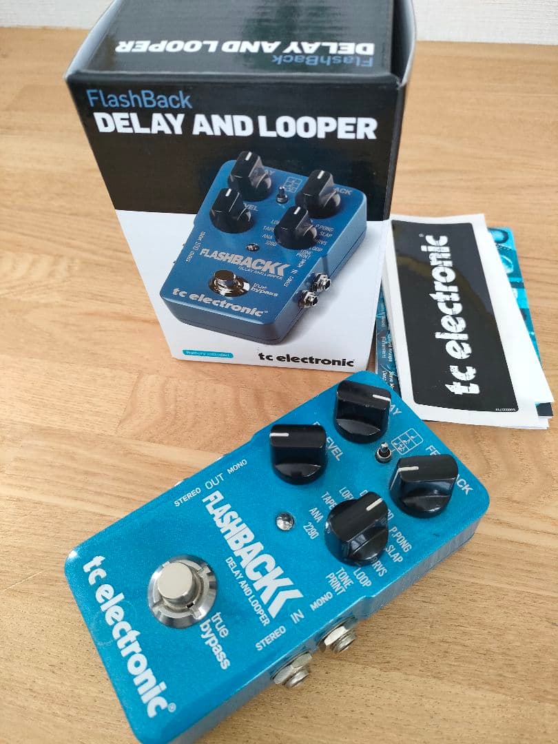 ギター tc electronic FlashBack Delay and Looper