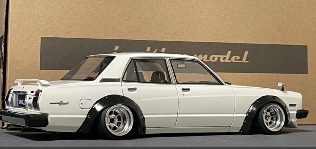 未使用1⁄18 1/18ミニカー IG ブタ目マークII新品【改】カスタム