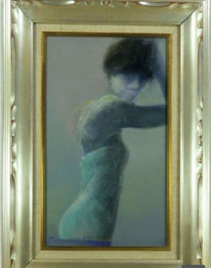 ■本物保証　『冨樫　京子』　油彩６号　朝の光　二紀会員　林武賞受賞作家 富樫正雄「にれ巨木（北海道大学）」油絵・F8号 絵画買取・販売の小竹美術