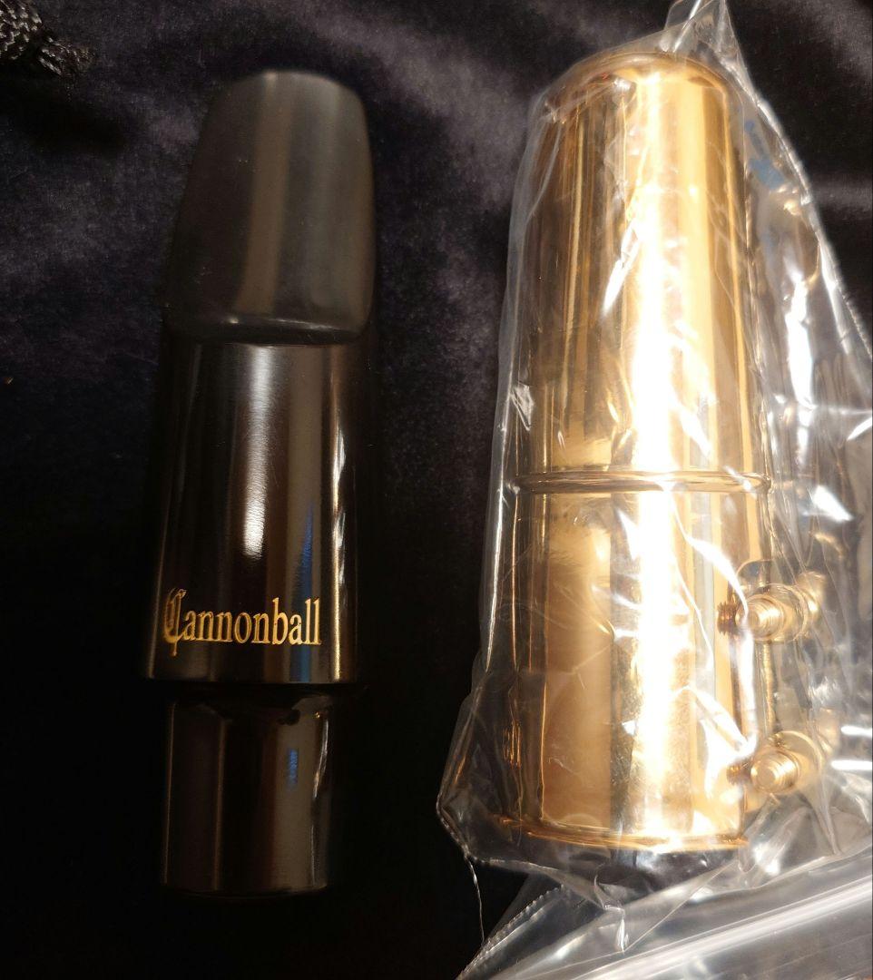 CANNONBALL テナーサックス　マウスピース 5J リガチャー新品