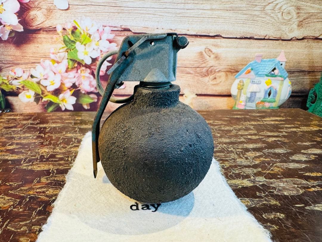 入手困難RFX FUZE M228（アップル型）手榴弾金属製レプリカ安全加工品。