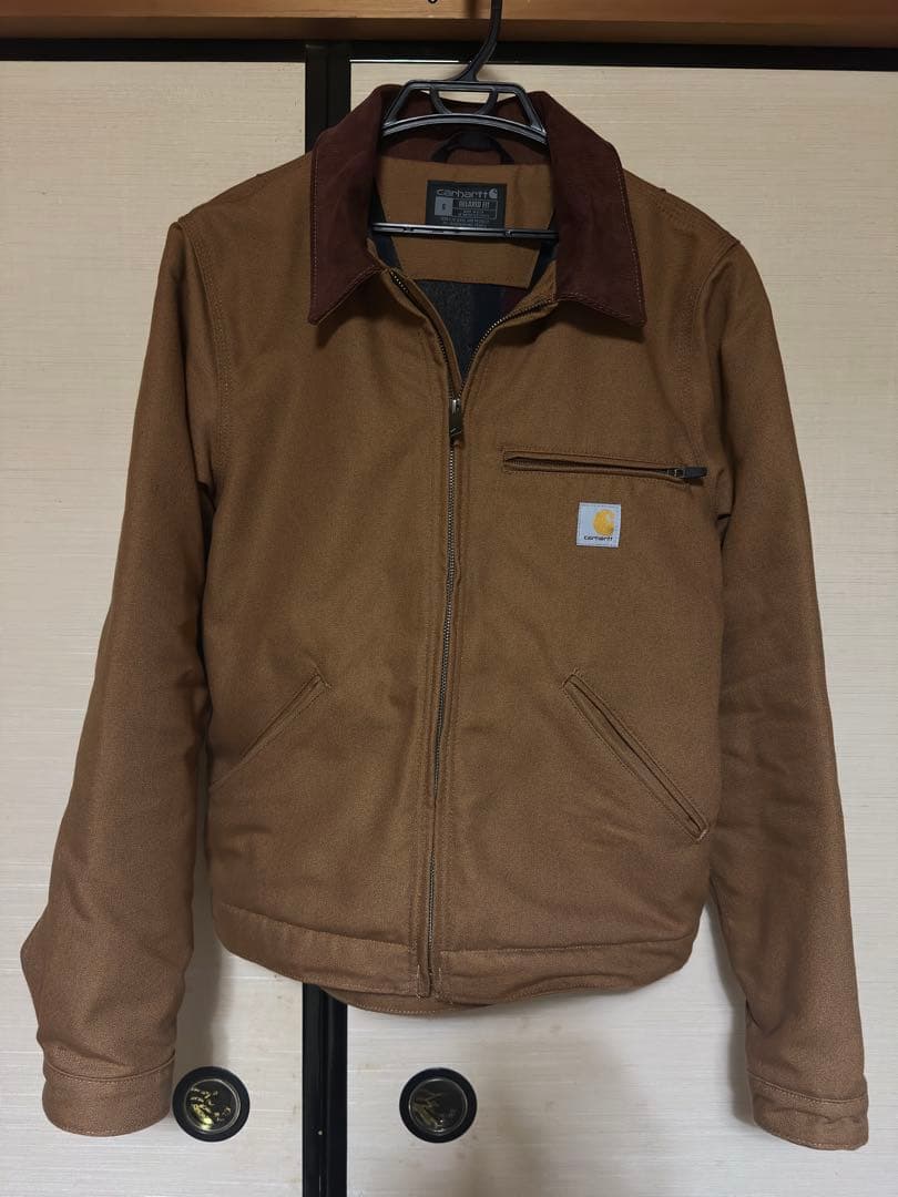 CARHARTT DETROIT JACKET カーハートブラウン size S Carhartt 