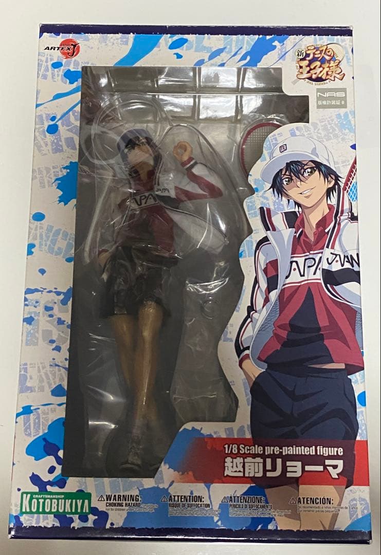 1/8スケールフィギュア　越前リョーマ コトブキヤ 新テニスの王子様 Amazon.co.jp: 新テニスの王子様 ARTFX J 越前リョーマ (1/8スケール