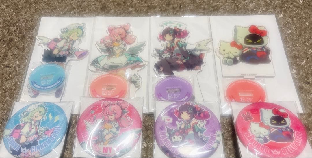 ゼンゼロ　サンリオ　アクリルスタンド　缶バッジ　GiGO限定 ゼンゼロ サンリオ アクリルスタンド GIGO限定 ③ - メルカリ