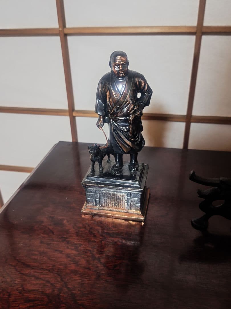西郷隆盛 ミニチュア 置物 - メルカリ