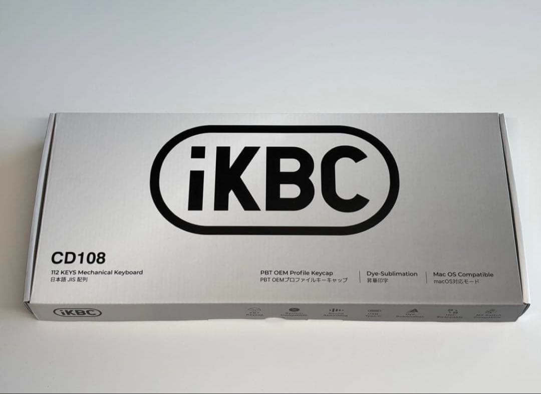 IKBC メカニカルキーボード CD108(赤軸) IK-CD108-G/RD