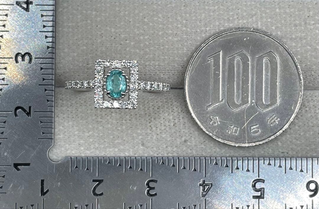 JK2☆高級 ブラジル産パライバ0.2ct D プラチナ リング GIA鑑付 - メルカリ