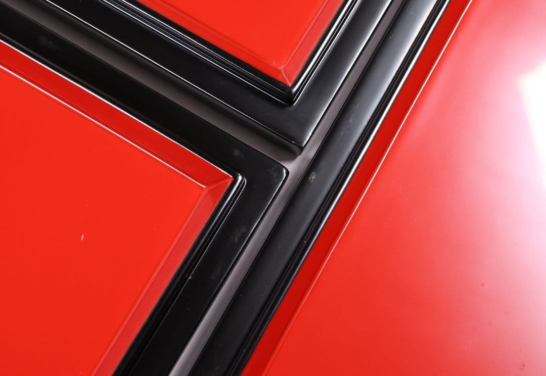 MB33】輪島塗 宗水堂 木瓜家紋 蓋三枚 五段重 7.5寸重箱 黒内朱 木製