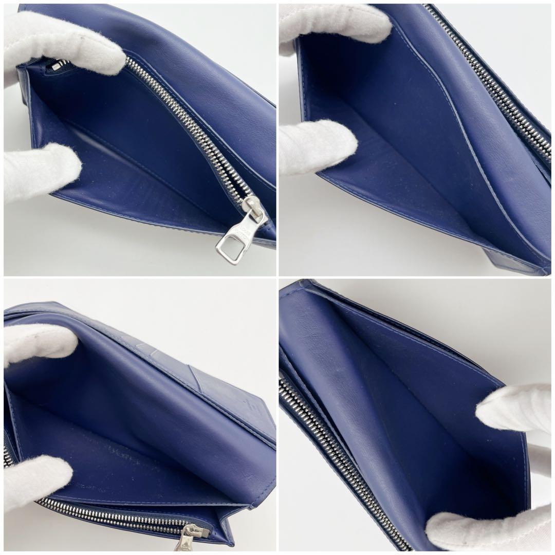 ルイヴィトン ポルトフォイユ ブラザ 長財布 バンダナ 青 希少2022限定