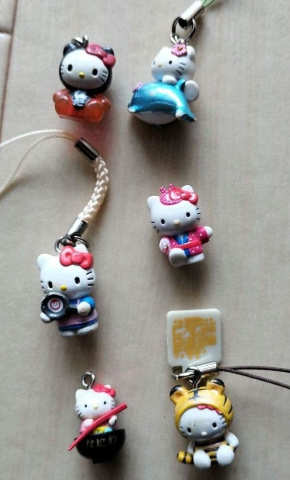 ハローキティ キティちゃんキーホルダー ご当地ストラップ - メルカリ