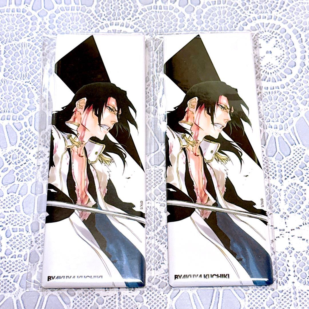 BLEACH 絵札缶バッジ 朽木白哉 2点セット - メルカリ