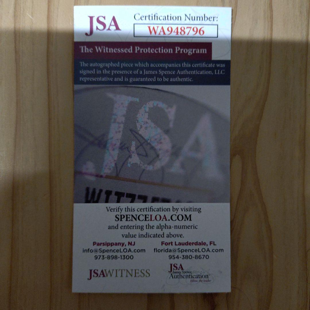 Pete crow armstrong 直筆サインボール JSA認証 PCA