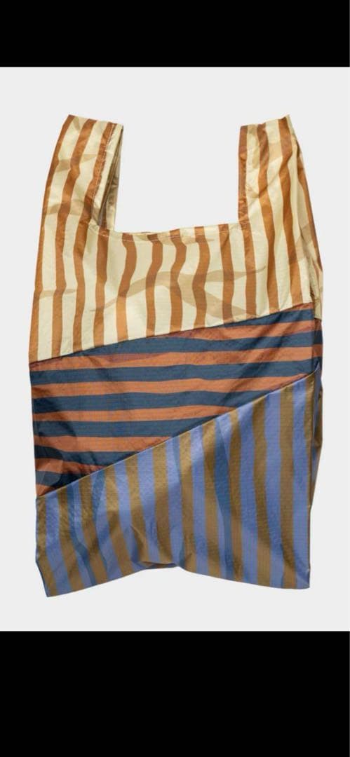 スーザンベルSusan Bijl X Paul Smith エコバッグ Ｌサイズ ポールスミス Susan Bijl エコバッグ Lサイズ スーザンベル ネイビー