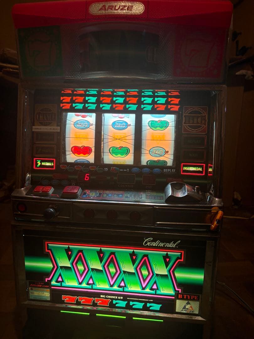 即遊戯可能 パチスロ実機 コンチネンタル4X レトロスロット 4号機