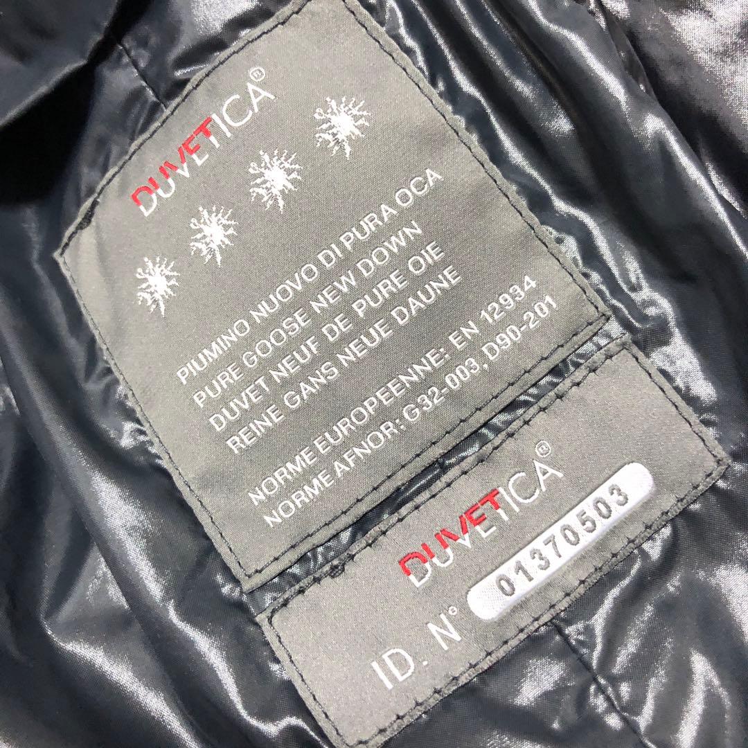 極美品 デュベティカ エフィラ ダウンコート フォックスファー 黒 40