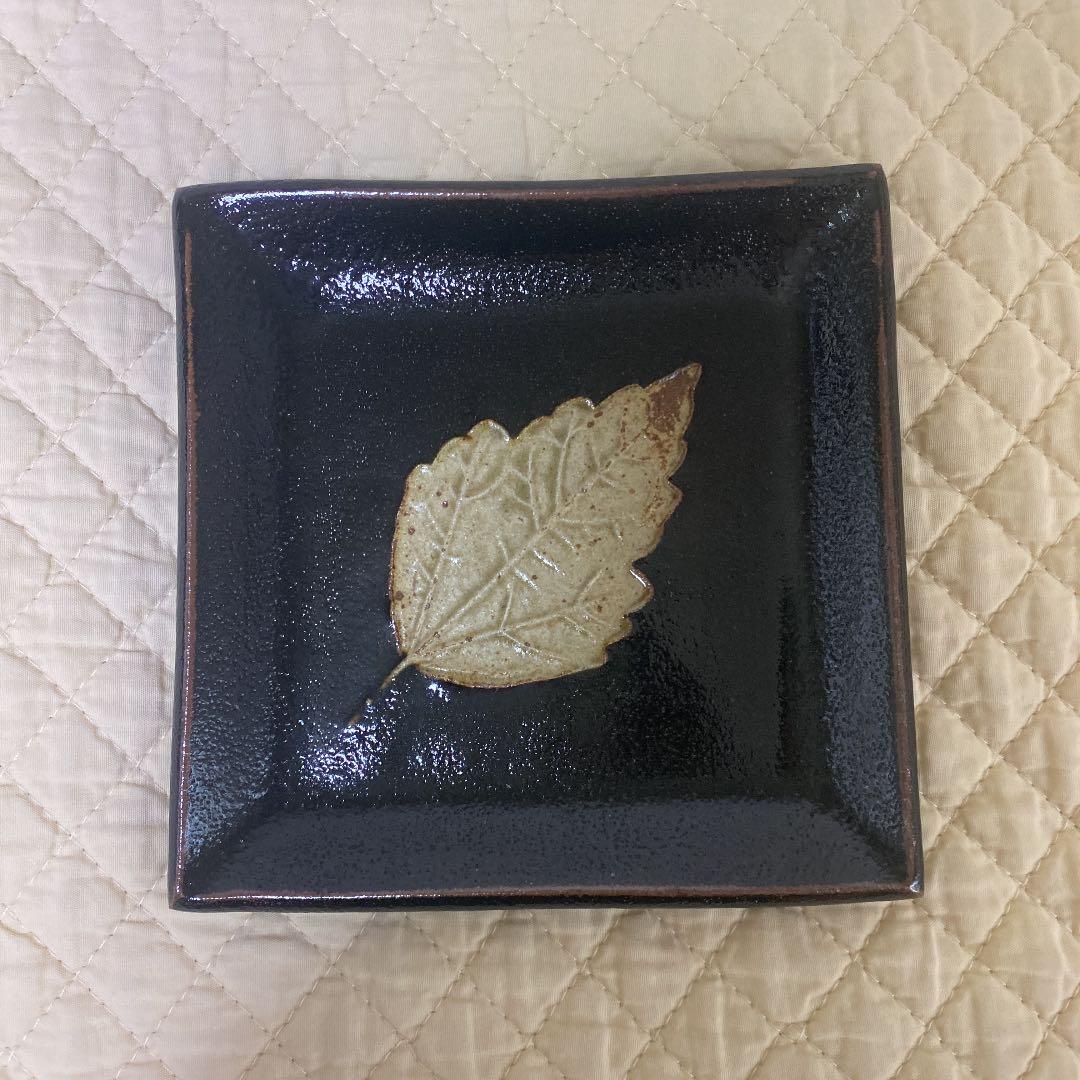 唐津焼 13代 中里太郎右衛門 木の葉絵 銘々皿揃 - メルカリ