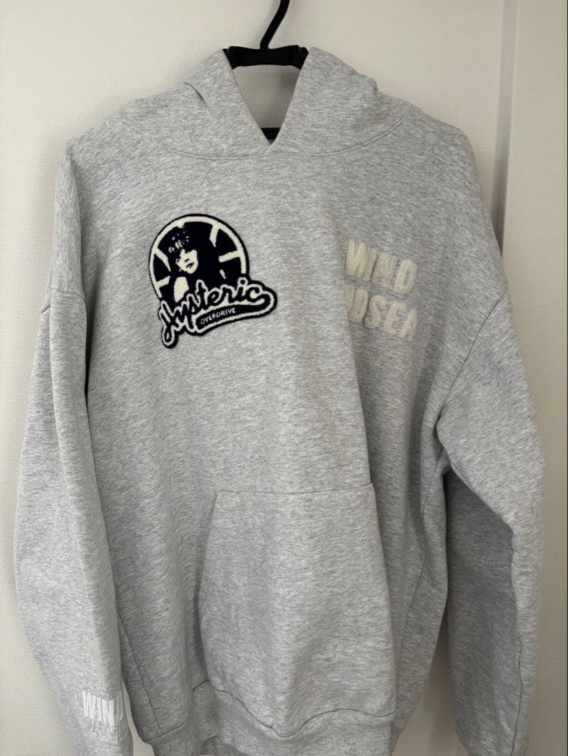 HYSTERIC GLAMOUR グレー パーカー 中古・古着通販】Hysteric Glamour (ヒステリックグラマー) SPEEDSTER
