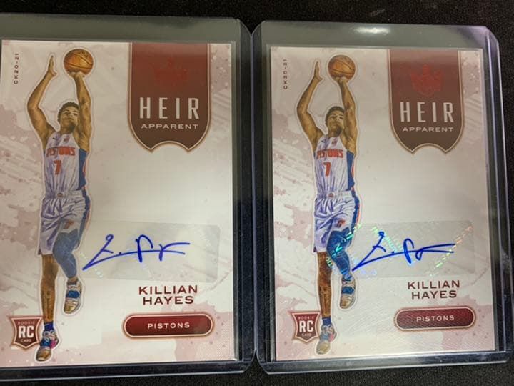 KILLIAN HAYES RC AUTO 2枚セート