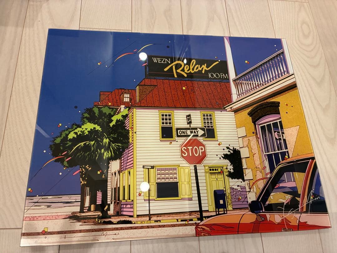 鈴木英人　EIZIN SUZUKI×BAYFLOW アートピクチャー BAYFLOW（ベイフロー） ポスター 「EIZIN SUZUKI×BAYFLOW」アート