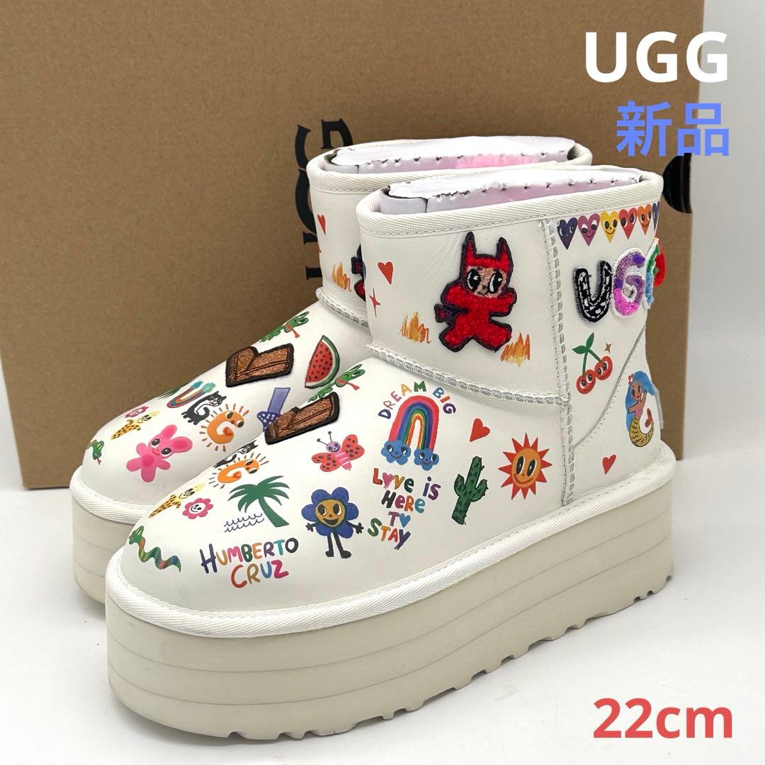 〈新品〉UGG アグ【22】クラシック プラットフォーム ポップスケッチ ブーツ