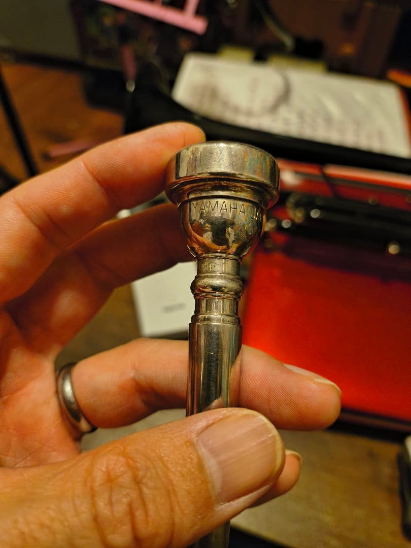 《美品》soleil STR-1トランペット マウスピース【YAMAHA付き】
