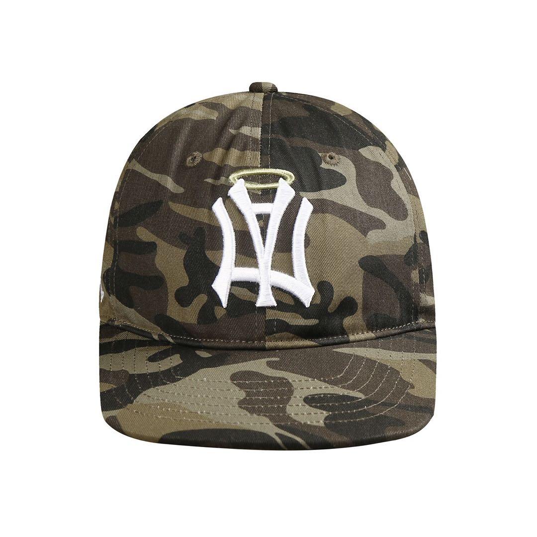 AEAE 迷彩刺繍ロゴベースボールキャップ
